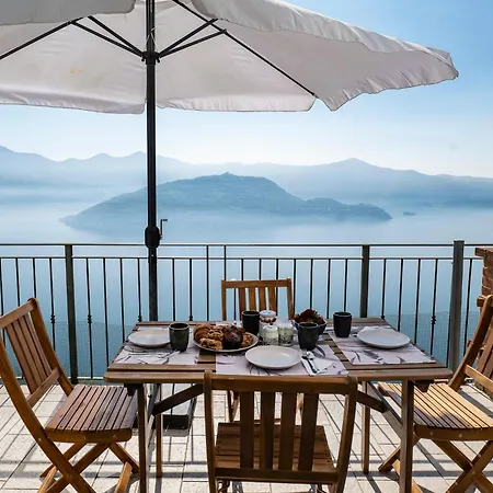 Apartament Enjoyiseolake - Cherubino - 2 Floors With Pool, Terrace And A Terrific View Parzanica